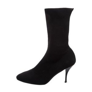 Stuart Weitzman Wool Mid-Calf Sock Boots
